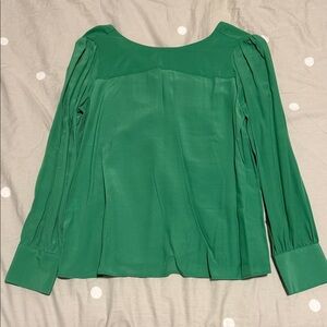 LOFT Vibrant Green Blouse